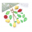 10pcs/pack 13x8mm Acrylic Plastic 3D Resin Beads clear green leaf charms TB-997486682790-22157