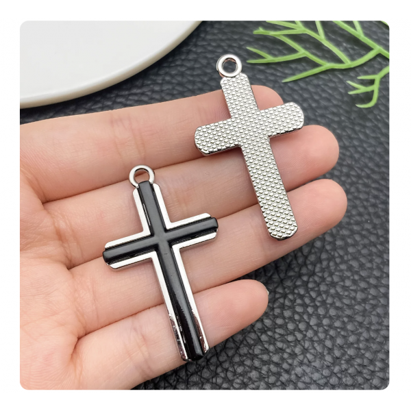 2pcs/pack 44x26mm white k cross TB-996910251358-22364