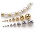 15pcs/pack  2x2X1mm (hole: 1mm) stainless steel spacer beads TB-1047313978225