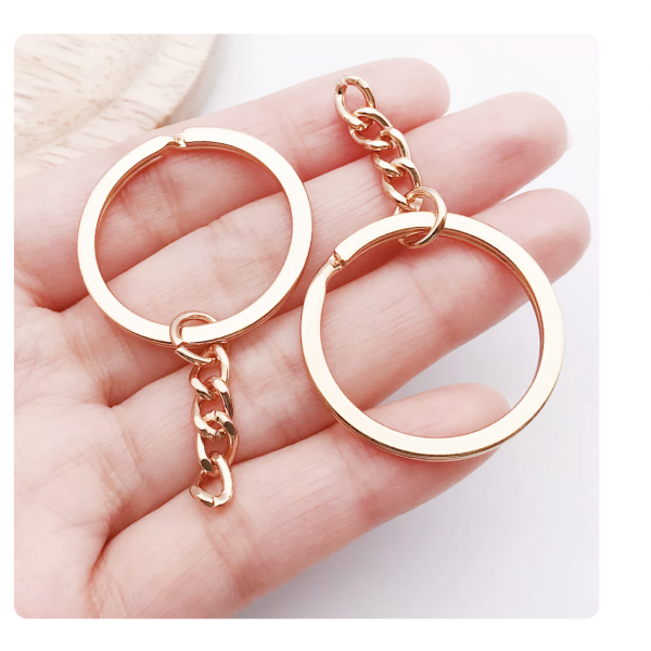 5pcs 30mm plus 54*30mm  key rings and key chains --kc gold TB-1008154133652-18770