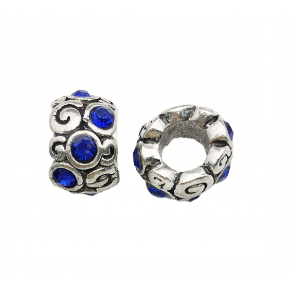 5pcs/pack  9*11mm large hold silver beads TB-868105634078-13264