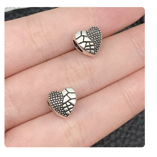 10pcs/pack 9x9mm (hole 4.5mm) large hole silver beads TB-868449585804-8893