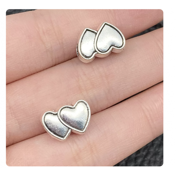10pcs/pack 11x18mm (hole 4.5mm) large hole silver beads TB-868449585804-13231