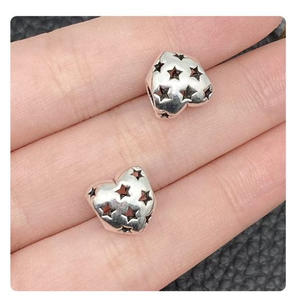 10pcs/pack 11x9mm (hole 4.6mm) large hole silver beads TB-868449585804-15344