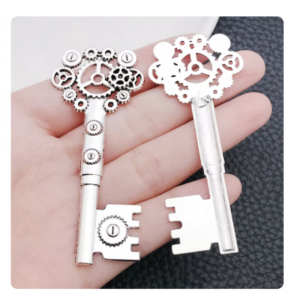 3pcs 30x71mm large silver keys TB-1018571442928-8755