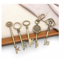 12pcs 8x15mm bronze plated keys TB-1018571442928-912