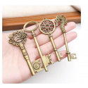 12pcs 8x15mm bronze plated keys TB-1018571442928-912