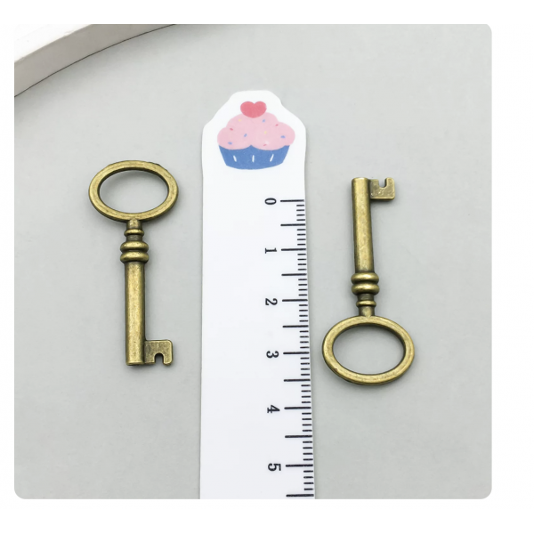 3pcs 16x40mm bronze plated keys TB-1018571442928-973