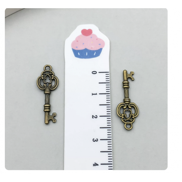 6pcs 10x27mm bronze plated keys TB-1018571442928-1611