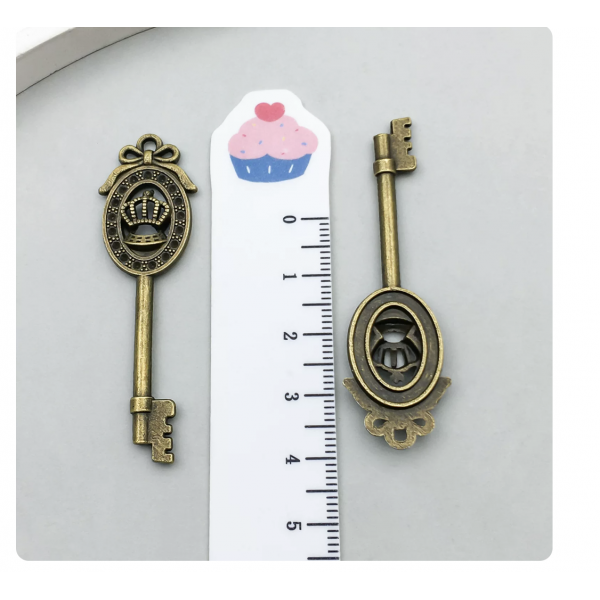 3pcs 17x59mm bronze plated keys TB-1018571442928-3884