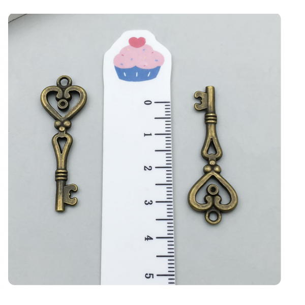 3pcs 14x42mm bronze plated keys TB-1018571442928-4857