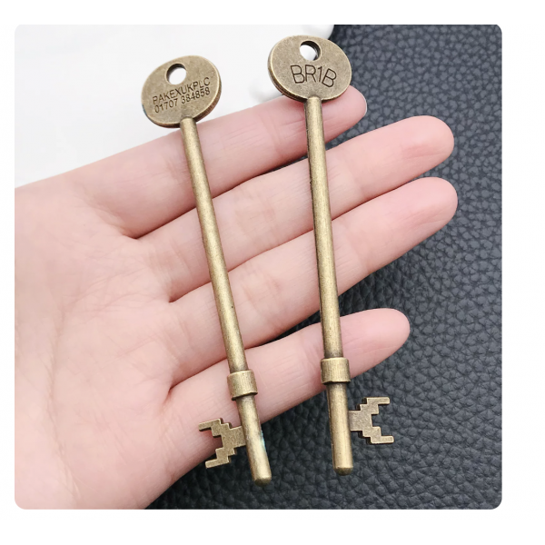 3pcs 19x94mm bronze plated keys TB-1018571442928-1826