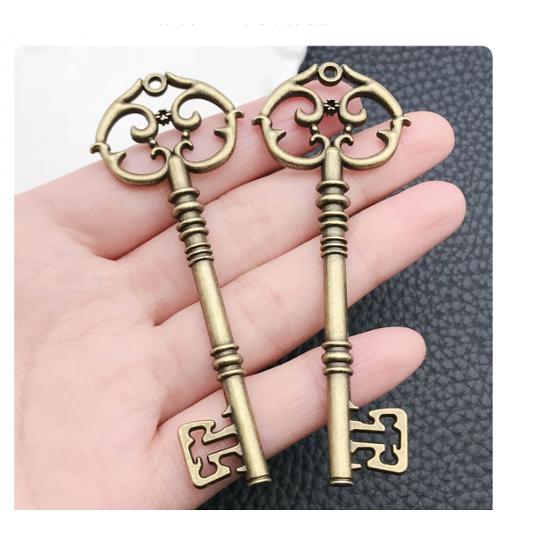 3pcs 31×82mm bronze plated keys TB-1018571442928-3014