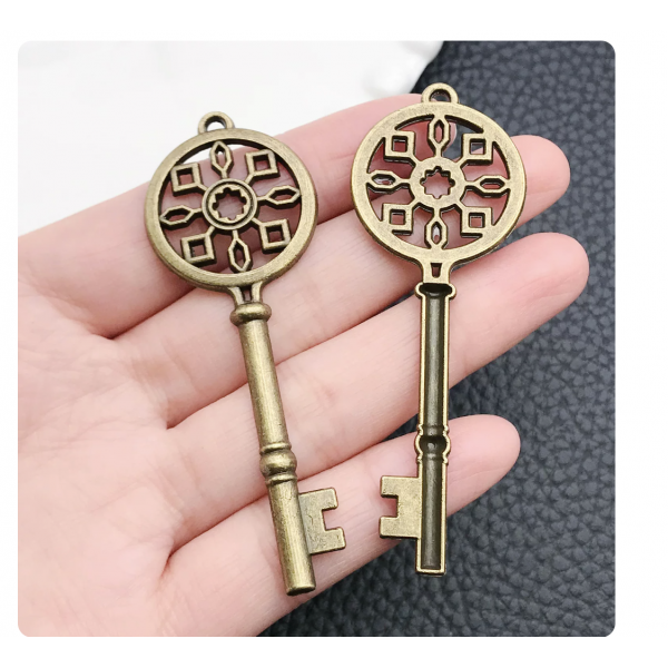 3pcs 25x70mm bronze plated keys TB-1018571442928-3864