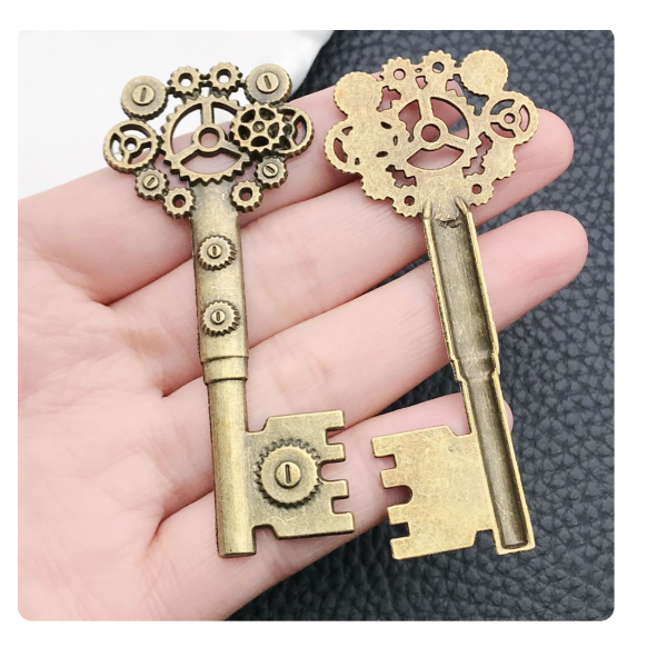 3pcs 30x71mm  bronze plated keys TB-1018571442928-8754