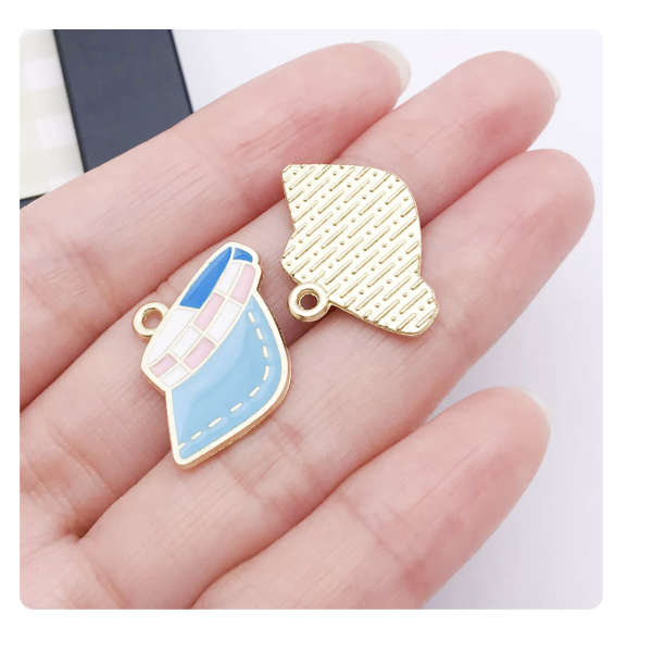 3pcs/pack  19x23x1mm  enamel charms TB-1078673342634--24850
