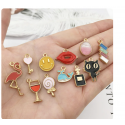 4pcs/pack   enamel charms apple TB-606062564925--10851