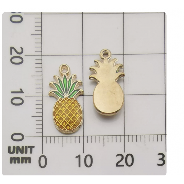 4pcs/pack   enamel charms pineapple TB-606062564925--10845