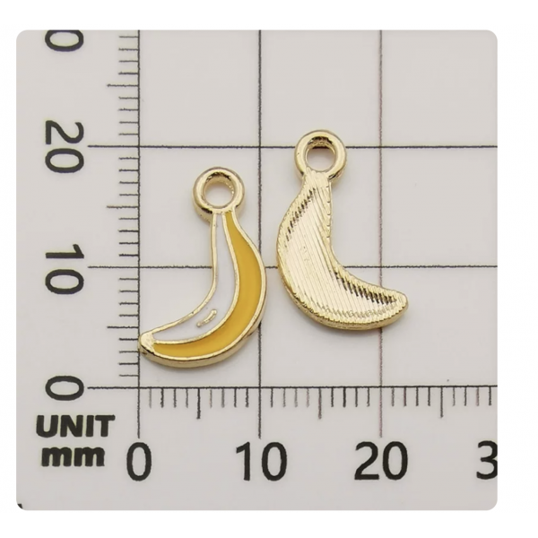 4pcs/pack   enamel charms banana TB-606062564925--10850