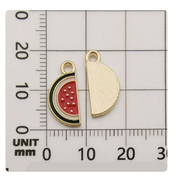 4pcs/pack   enamel charms watermelon TB-606062564925--10853
