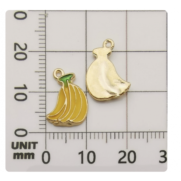 4pcs/pack   enamel charms banana TB-606062564925--10854