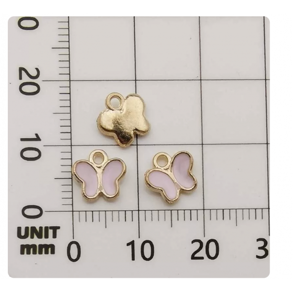 5pcs/pack   enamel charms butterfly TB-606062564925--10998