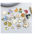 10pcs/pack  mixed(one per style) enamel bee charms TB-953868506607-SN666