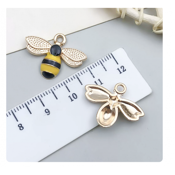 3pcs/pack  23x17mm enamel bee TB-953868506607-16756