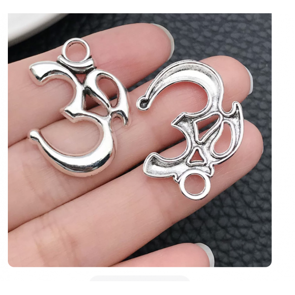 6pcs/pack 23x28mm antique silver plated lotus TB-1071757112806-5363