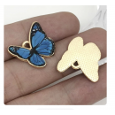 5pcs/pack 18x19mm enamel  butterfly TB-865309098828--19060