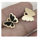 5pcs/pack 13x10.5mm enamel  butterfly TB-865309098828--11865