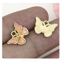 5pcs/pack 10x14mm enamel butterfly  TB-865309098828--19094