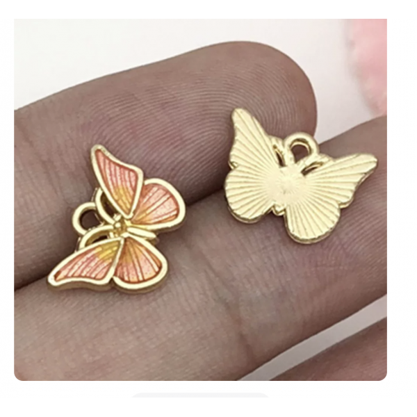 5pcs/pack 10x14mm enamel butterfly  TB-865309098828--19094