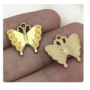 5pcs/pack 17x18mm enamel butterfly  TB-865309098828--19099