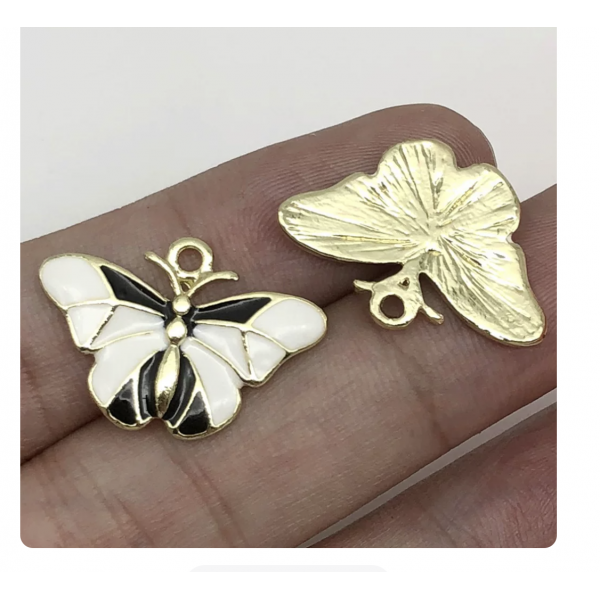 5pcs/pack 17x24mm enamel butterfly  TB-865309098828--19101