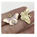 5pcs/pack 17x24mm enamel butterfly  TB-865309098828--19102