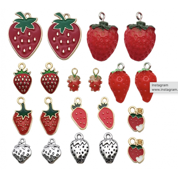 20pcs/pack mixed (two per style) strawberry theme TB--1053595410825-SN665