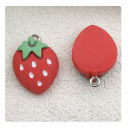 4pcs/pack 16x23mm resin 3D strawberry   TB--1053595410825--17071