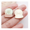 3pcs/pack  16x21mm enamel charms--glass ball TB979579965891-12352